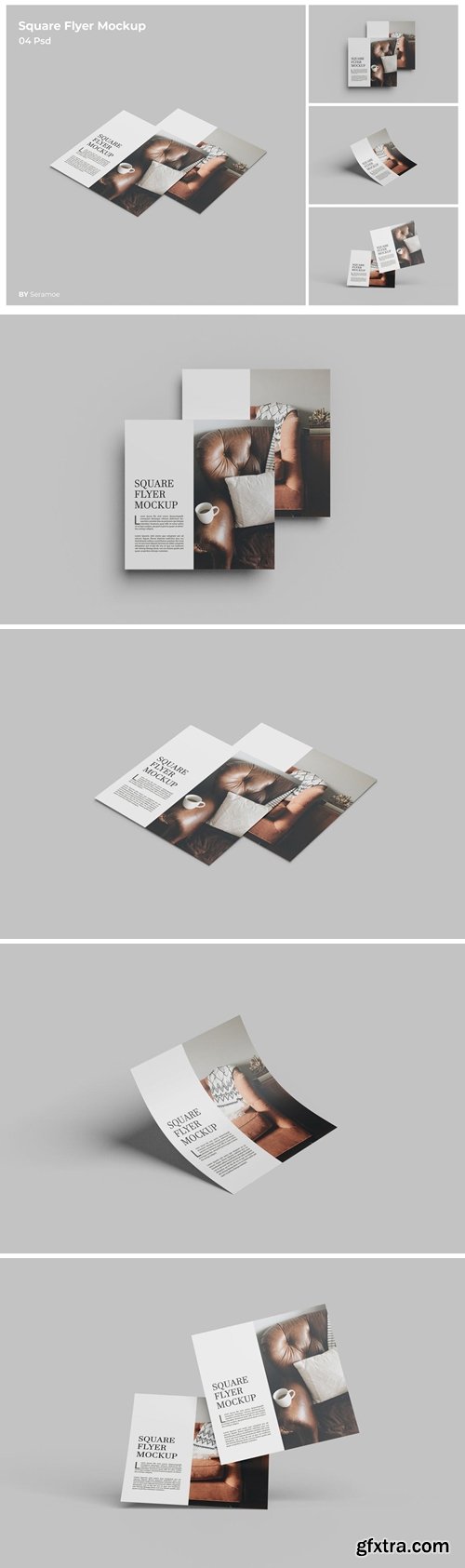 Square Flyer Mockup