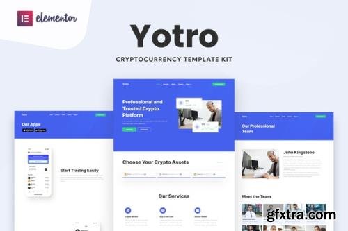 ThemeForest - Yotro v1.0.0 - Cryptocurrency Elementor Template Kit - 33678604