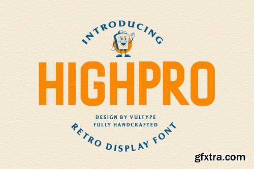 Highpro Condensed Font