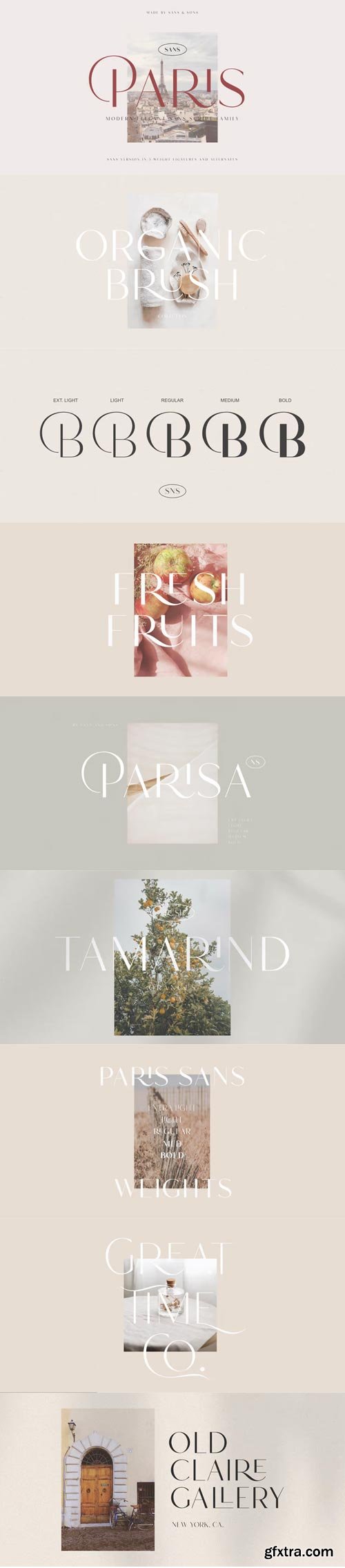 Hello Paris Sans Font Family