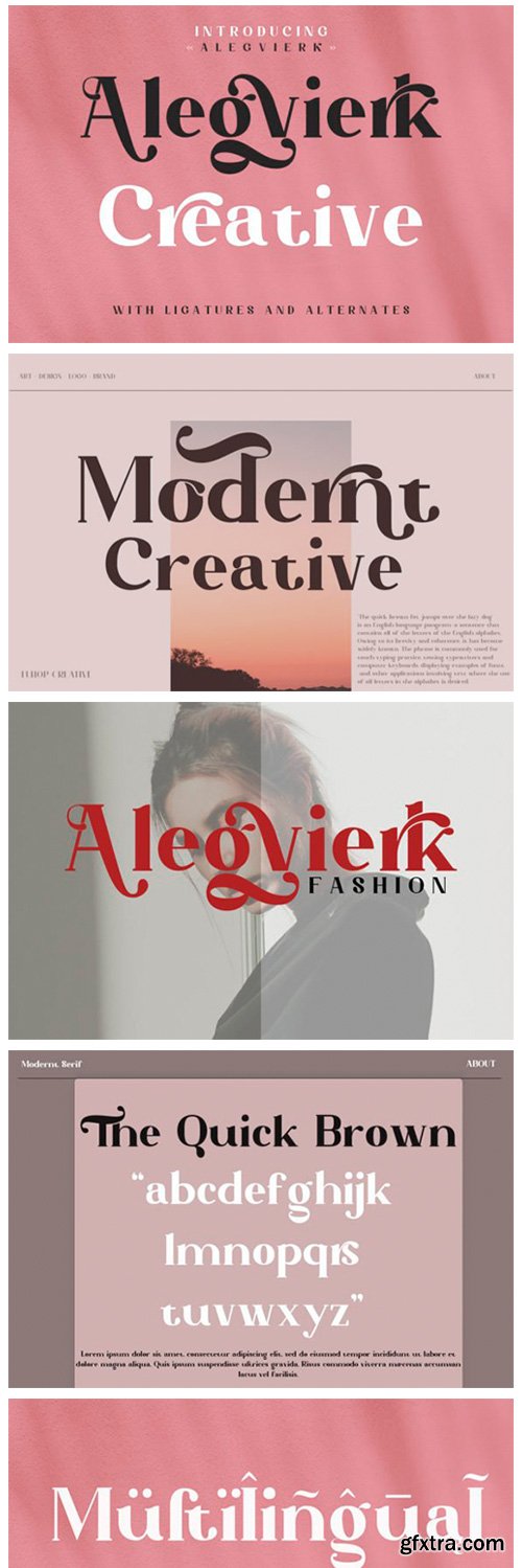 Alegvierk Font