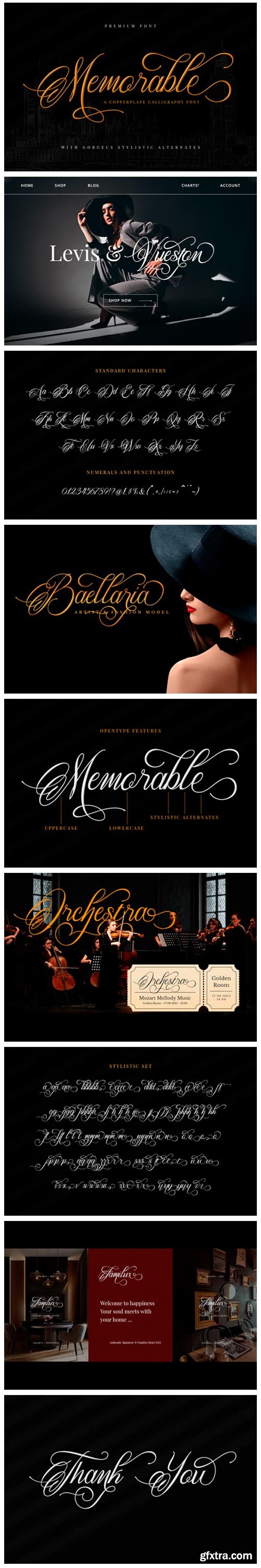 Memorable Font