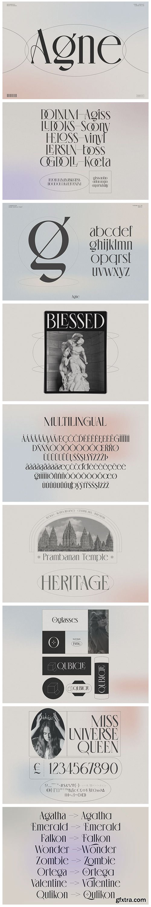 Agne - Display Font