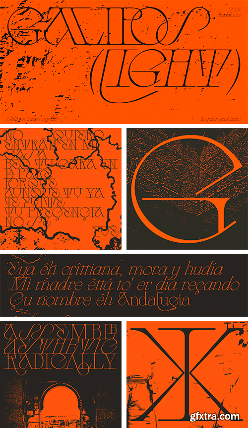 Galipos Typeface (Latin + Cyrillic)