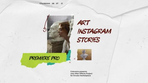 Videohive - Art Instagram Stories | MOGRT - 33665034 - 33665034