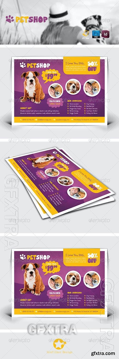 Pet Shop Flyer Templates 8655139