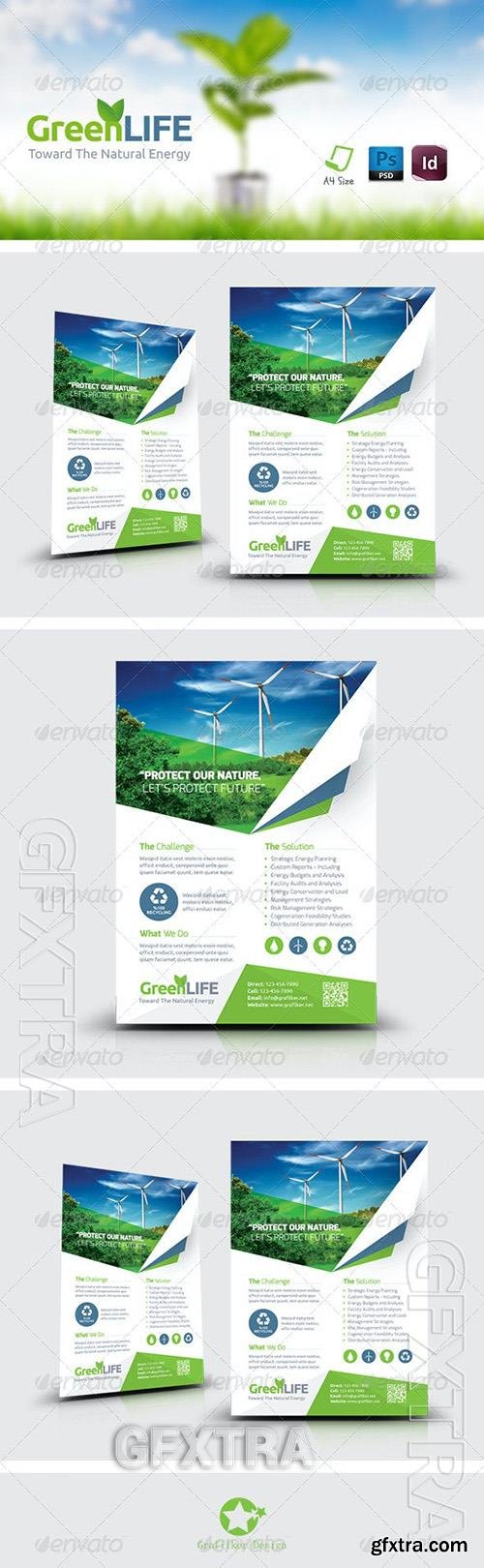 Green Energy Flyer Templates 8696344