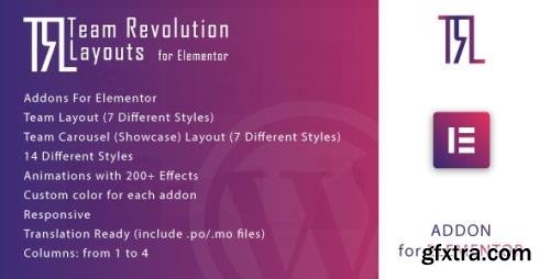 CodeCanyon - Team Revolution Layouts for Elementor v1.0 - 33705990