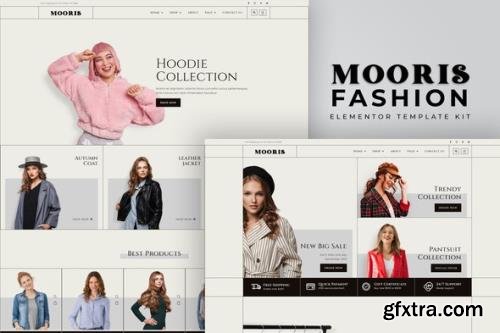 ThemeForest - Mooris v1.0.0 - WooCommerce Fashion Elementor Template Kit - 33653586