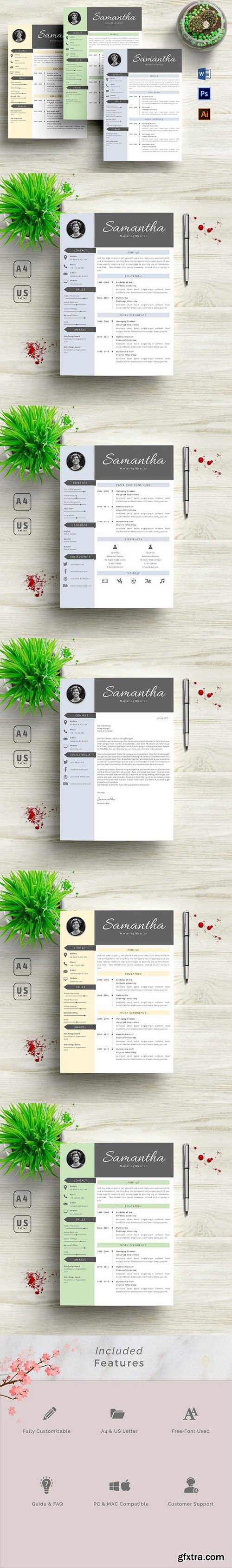 3 in 1 Resume Template