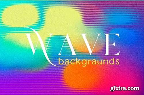 Gradient waves Backgrounds Textures