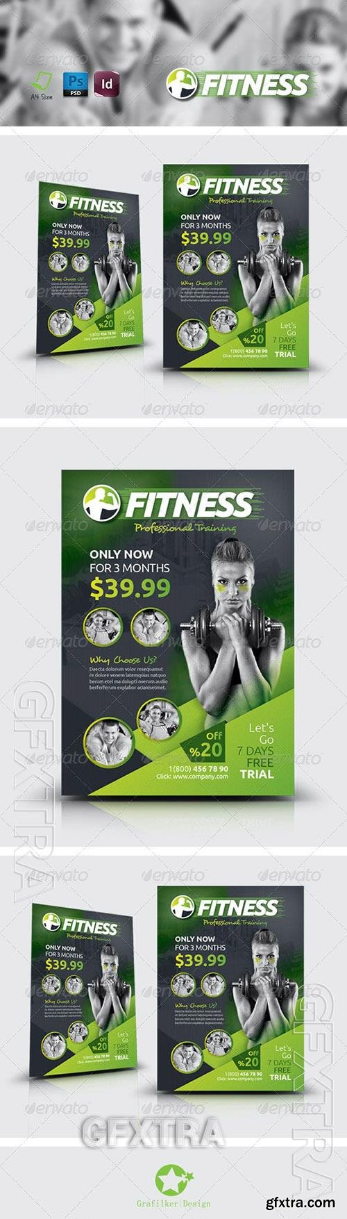 Fitness Salon Flyer Templates 8514581