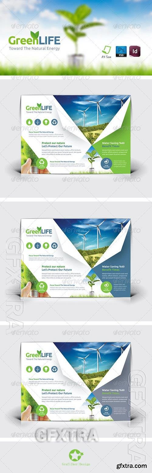 Green Energy Flyer Templates 8342913