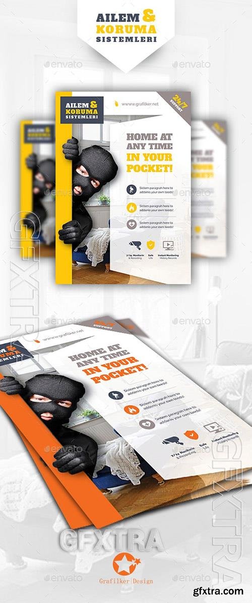 Security System Flyer Templates 14360576