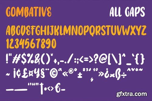 Combative - Display Font