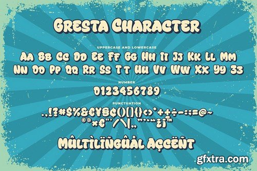 Greasta a Playful Layered Font