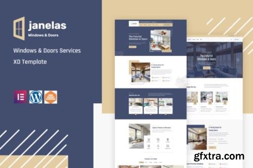 ThemeForest - Janelas v1.0.0 - Windows & Doors Services Elementor Template Kit - 33715553