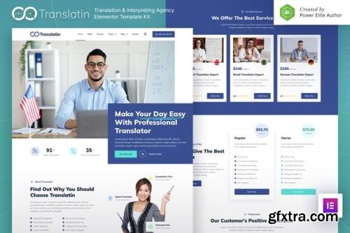 ThemeForest - Translatin v1.0.0 - Translation Services & Interpreting Agency Elementor Template Kit - 33714974