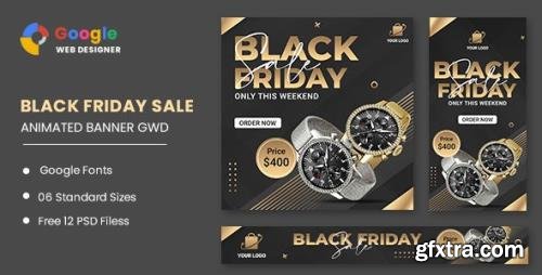 CodeCanyon - Black Friday Sale Watch HTML5 Banner Ads GWD v1.0 - 33705922
