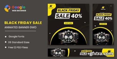 CodeCanyon - Black Friday Sale Watch HTML5 Banner Ads GWD v1.0 - 33705902