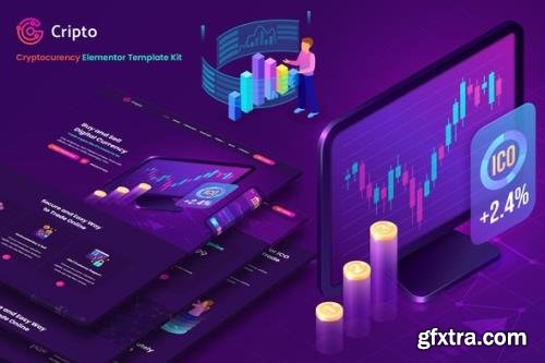 ThemeForest - Cripto v1.0.0 - Cryptocurrency & Bitcoin Elementor Template Kit - 33705912