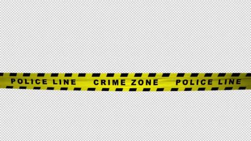 Videohive - Warning Tape - Police Line - Crime Zone - 4K Loop - 33690761 - 33690761