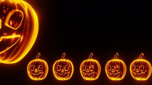 Videohive - The Appearance and Disappearance of Orange Pumpkins - 33706333 - 33706333