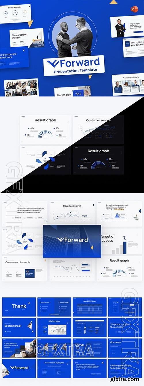 Forward Corporate Business PowerPoint Template Q3ZXHPC