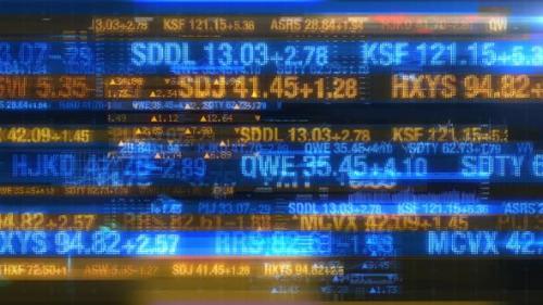 Videohive - Stock Market Ticker Financial Data 4K LOOP - 33710004 - 33710004