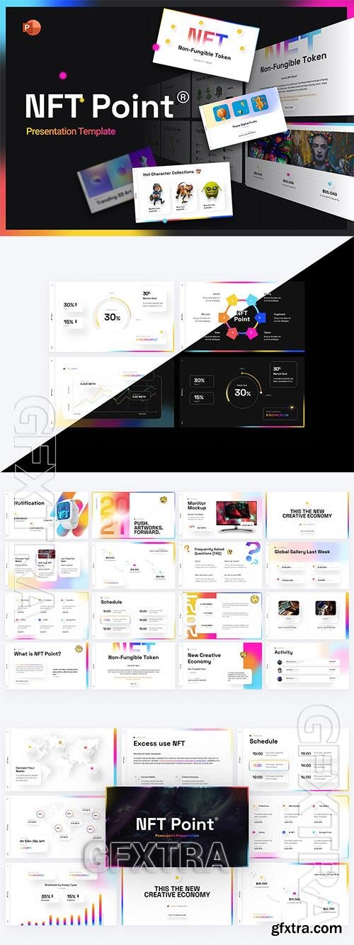 NFT Point Digital PowerPoint Template 4HTCZTW