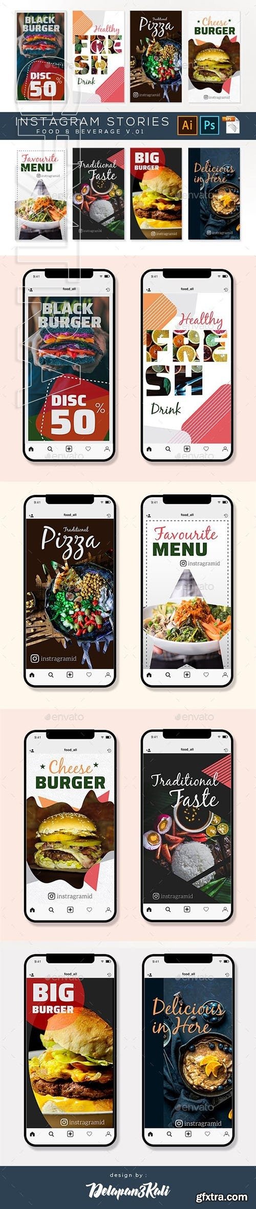 GraphicRiver - Instagram Stories – Food and Beverage v04 23151088