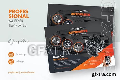 Auto Service Flyer Templates M3AS7ST