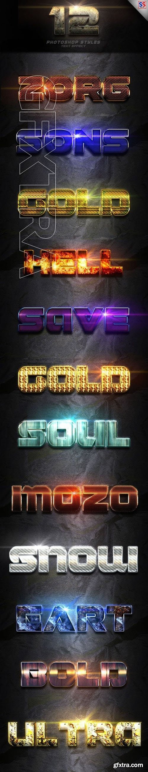 GraphicRiver - 12 Photoshop Text Effect Vol 8 23158758