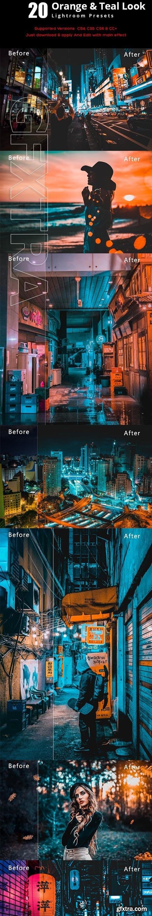 GraphicRiver - 20 Orange & Teal Look Lightroom Preset 23119736