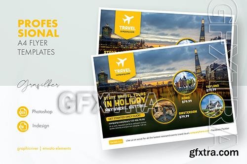 Travel Tours Flyer Templates 8BULTEF