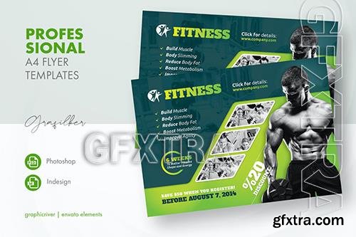 Fitness Salon Flyer Templates M7U66JA