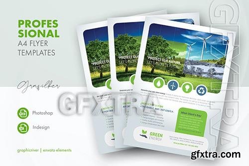 Green Energy Flyer Templates E3D2EHC