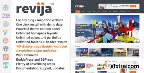 ThemeForest - Revija v3.6 - Blog/Magazine WordPress Theme - 14237091 - NULLED