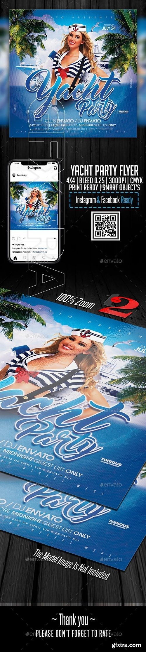 GraphicRiver - Yacht Party Flyer Template 23112948