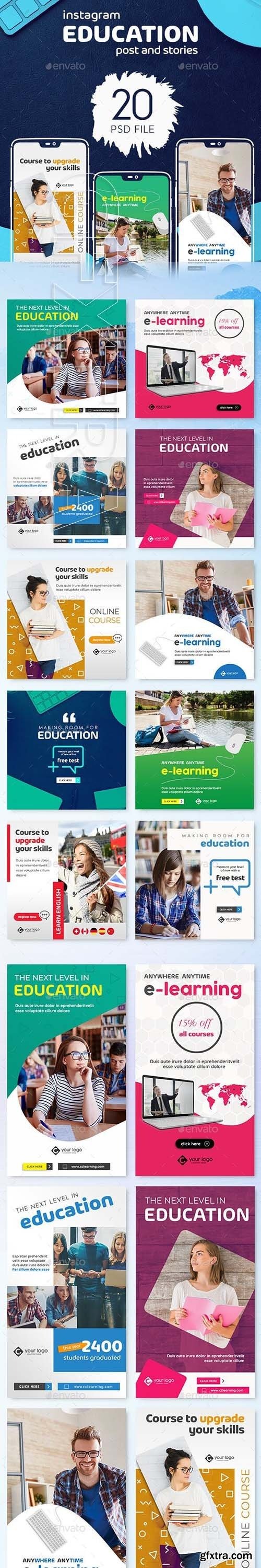 GraphicRiver - Education Instagram Post and Stories 23102063