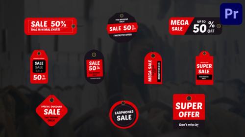 Videohive - Discount Sale Titles | Premiere Pro MOGRT - 33679306 - 33679306