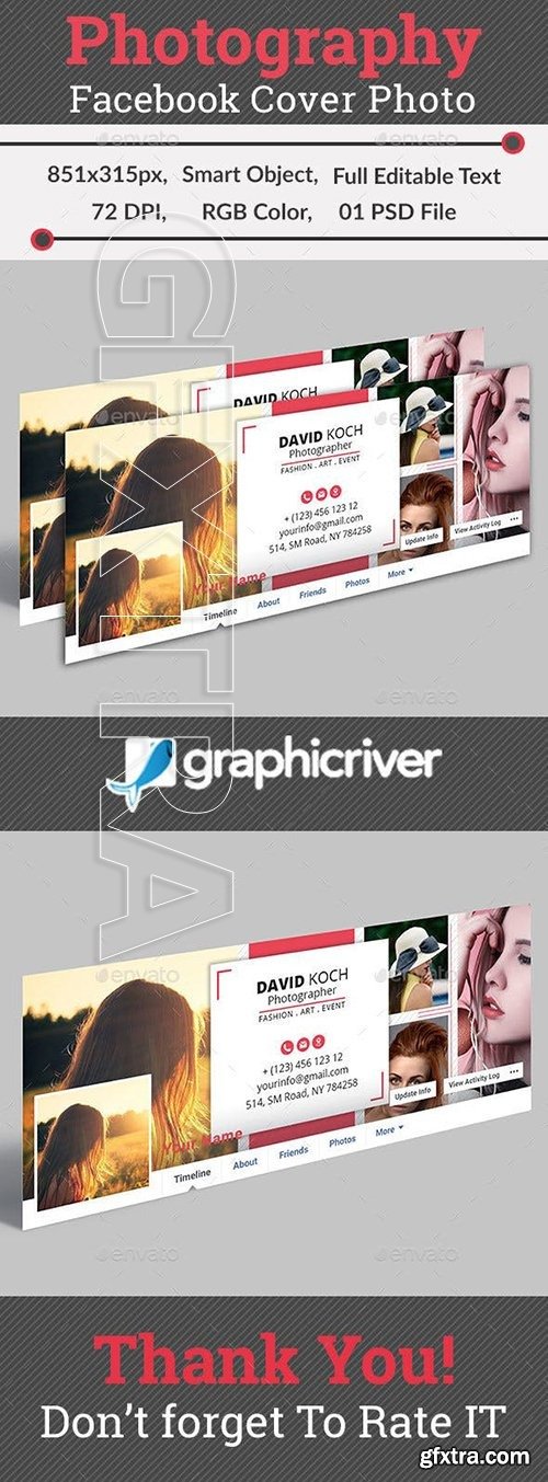 GraphicRiver - Photography Facebook Cover Photo 23053834