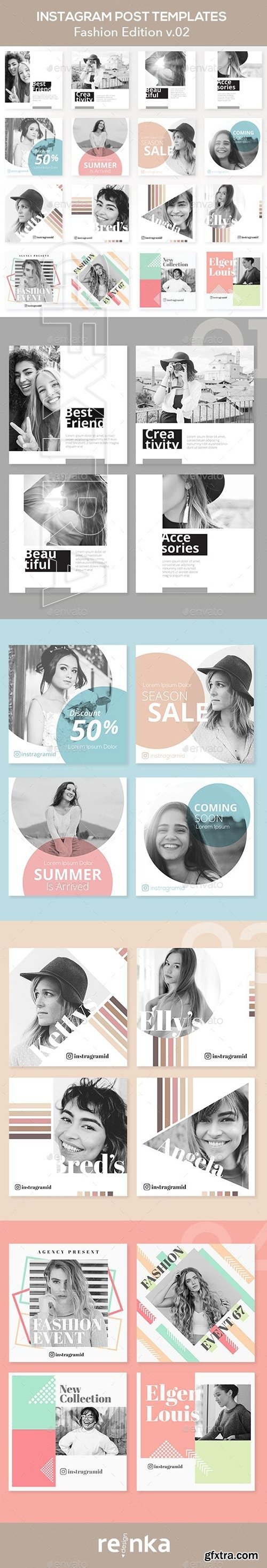 GraphicRiver - Instagram Posts - Fashion Edition v.02 23052064