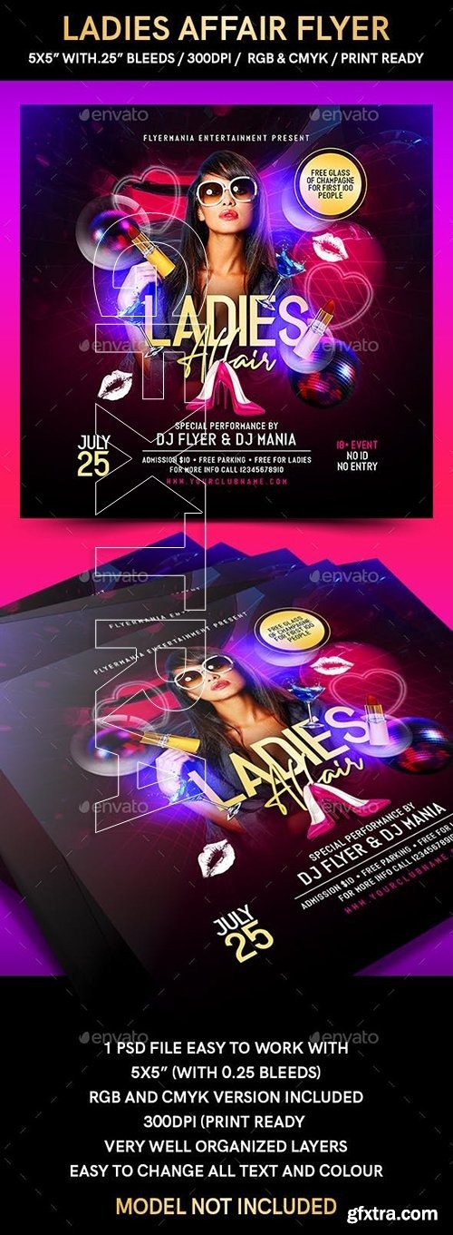 GraphicRiver - Ladies Affair Flyer 23048775