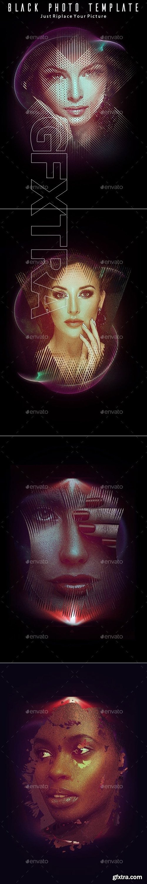 GraphicRiver - Black Photo Template 23044519