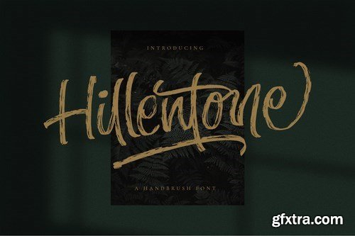 Hillentone - Brush Font