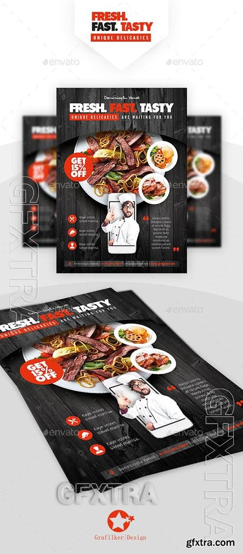 Restaurant Flyer Templates 17717685