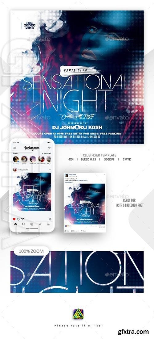 GraphicRiver - Night Club Flyer Template 22991567