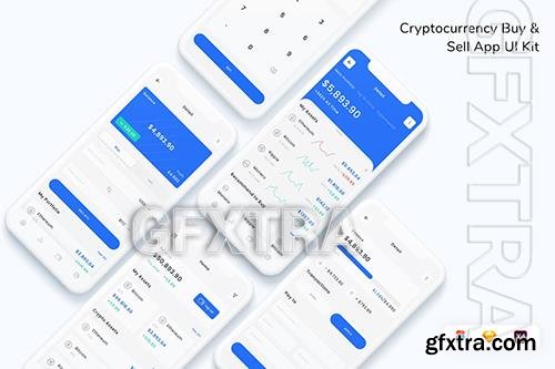 Cryptocurrency Buy & Sell App UI Kit J8XYAU5