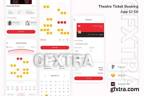 Movie Ticket Booking App UI Kit GA62VGV